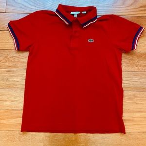 Boys Lacoste polo shirt Size 10